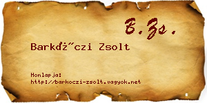 Barkóczi Zsolt névjegykártya
